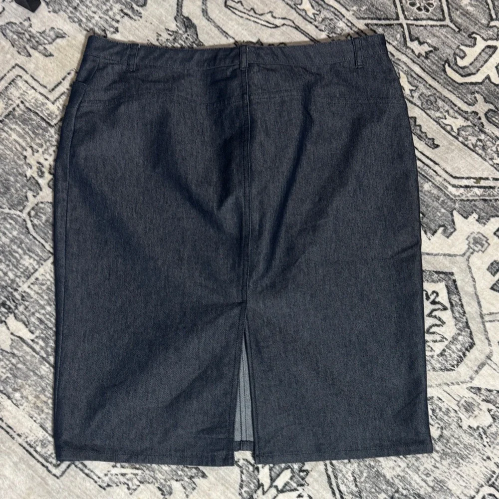 French Connection Dark Blue Denim Skirt
